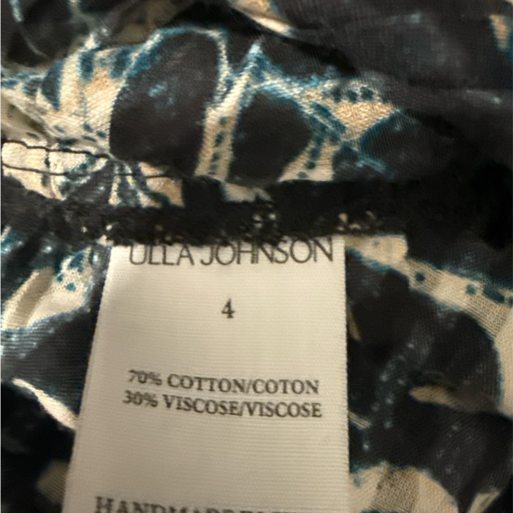 Ulla Johnson Naya Top in Rainforest Sz 4 - Picture 5 of 6
